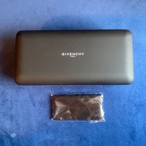 New GIVENCHY Unisex Large Sunglass Case with Cloth
